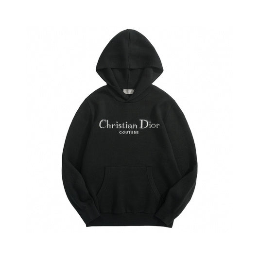 CD KNITTED HOODIE