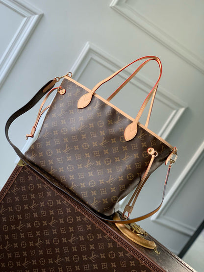 LOU NEVERFULL INSIDE OUT MM TOTE BAG