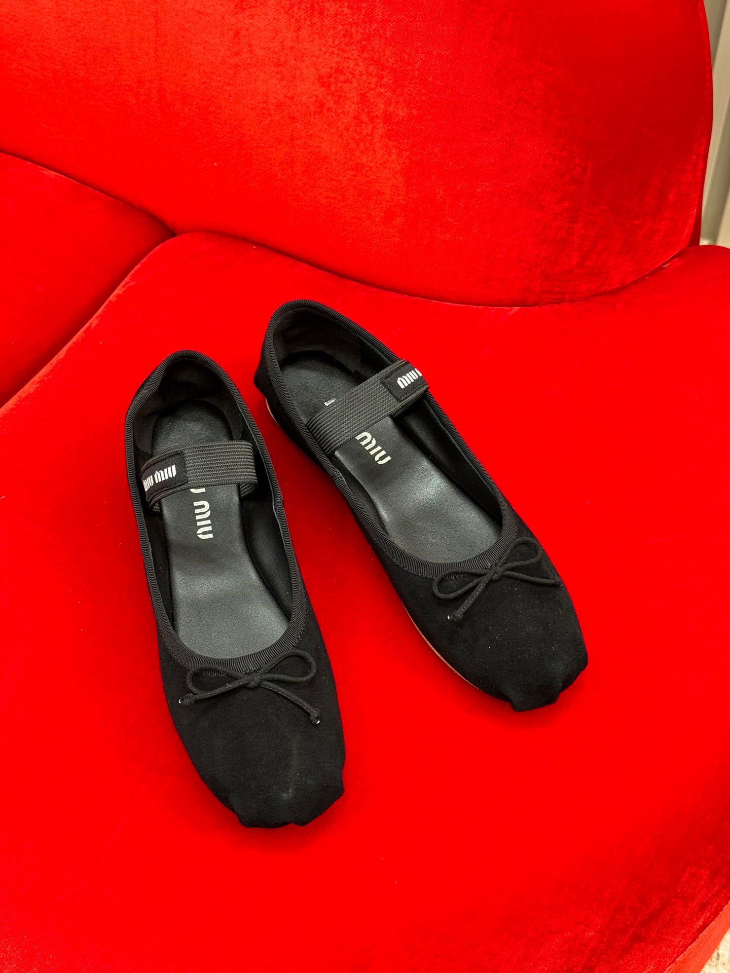 MIU M BALLERINA FLATS
