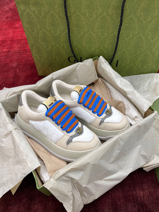 GG SCREENER LEATHER SNEAKERS