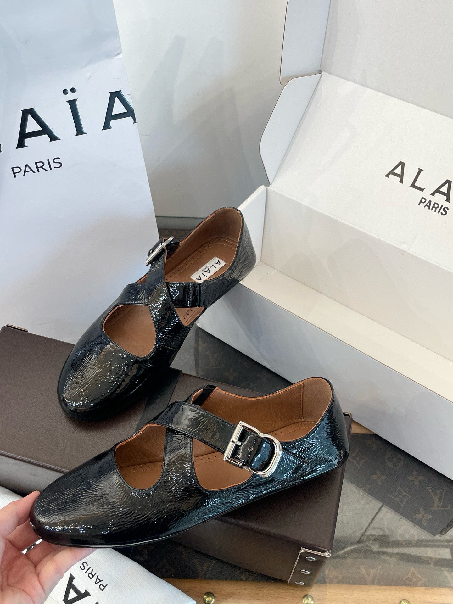 ALAIA BALLET FLATS