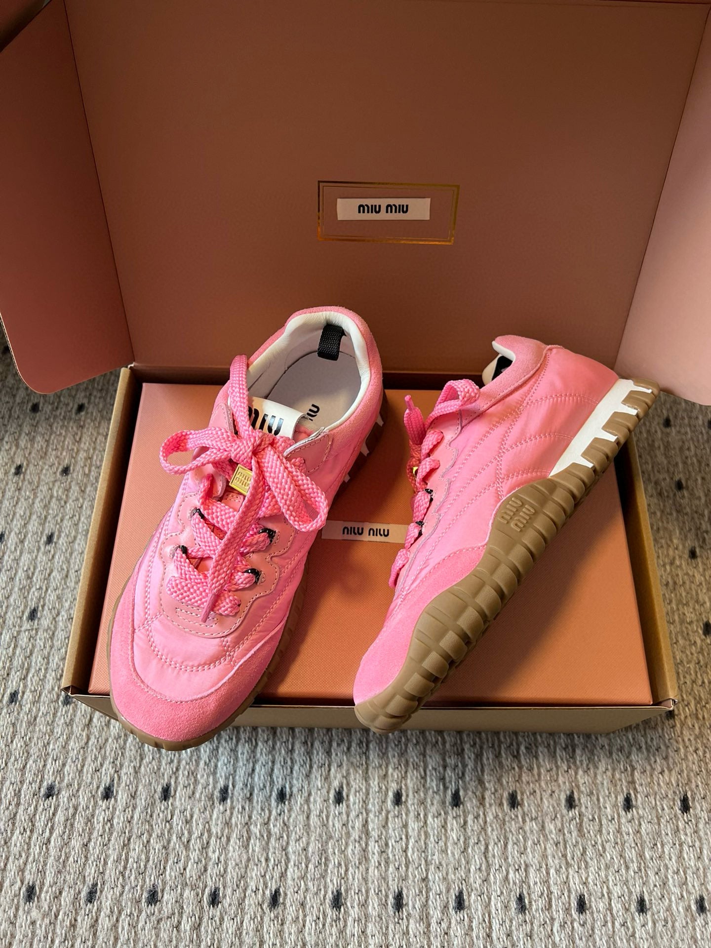 MIU M TYRE SNEAKERS