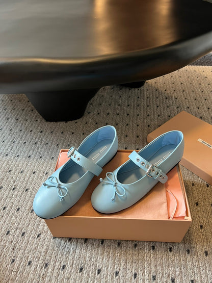 MIU M BALLERINA FLATS