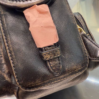 MIU M POCKET NAPPA LEATHER BAG
