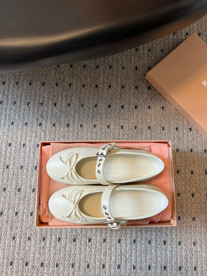 MIU M BALLERINA FLATS