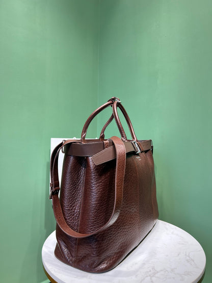 PD BUCKLE NAPPA LEATHER BAG