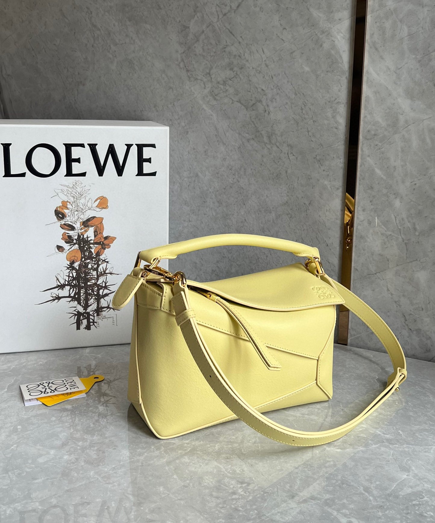 LOEW SMALL PUZZLE EDGE BAG