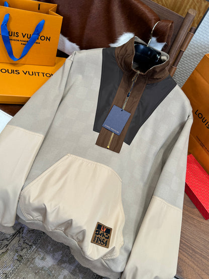 LOU HALF ZIP JUMPER