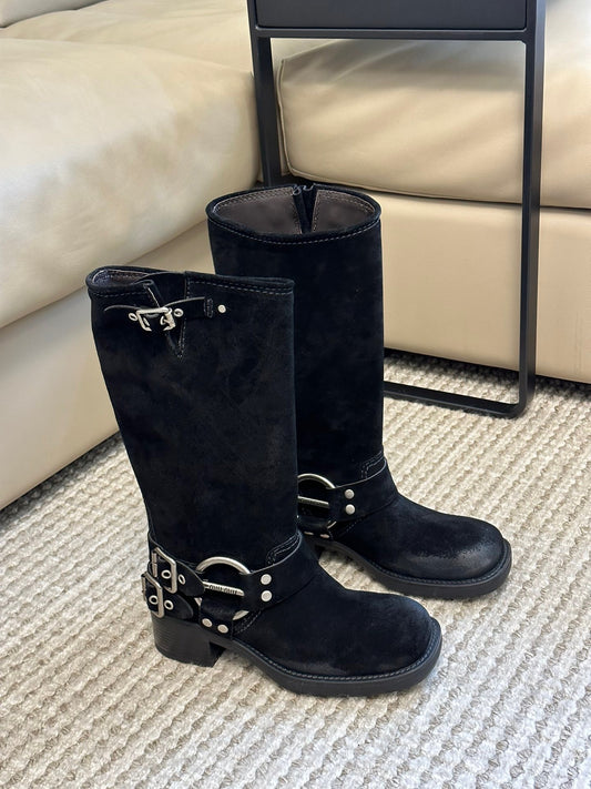 MIU M BOOTS