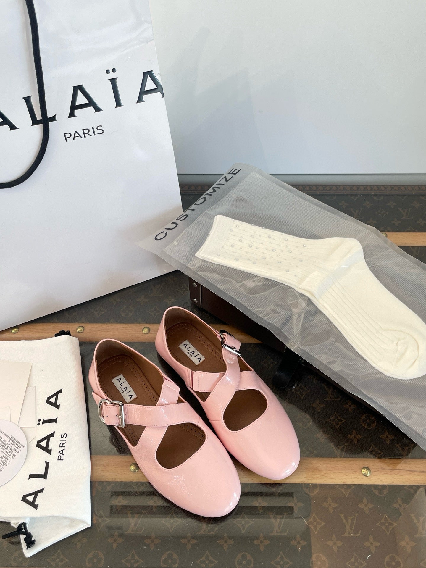 ALAIA BALLET FLATS
