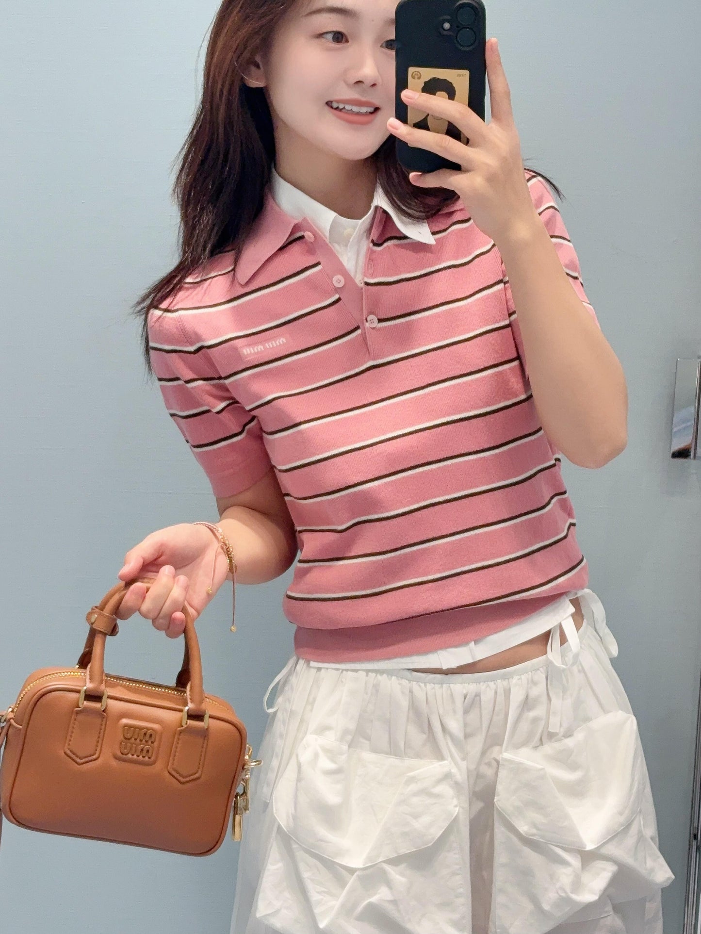 MIU M POLO SHIRT