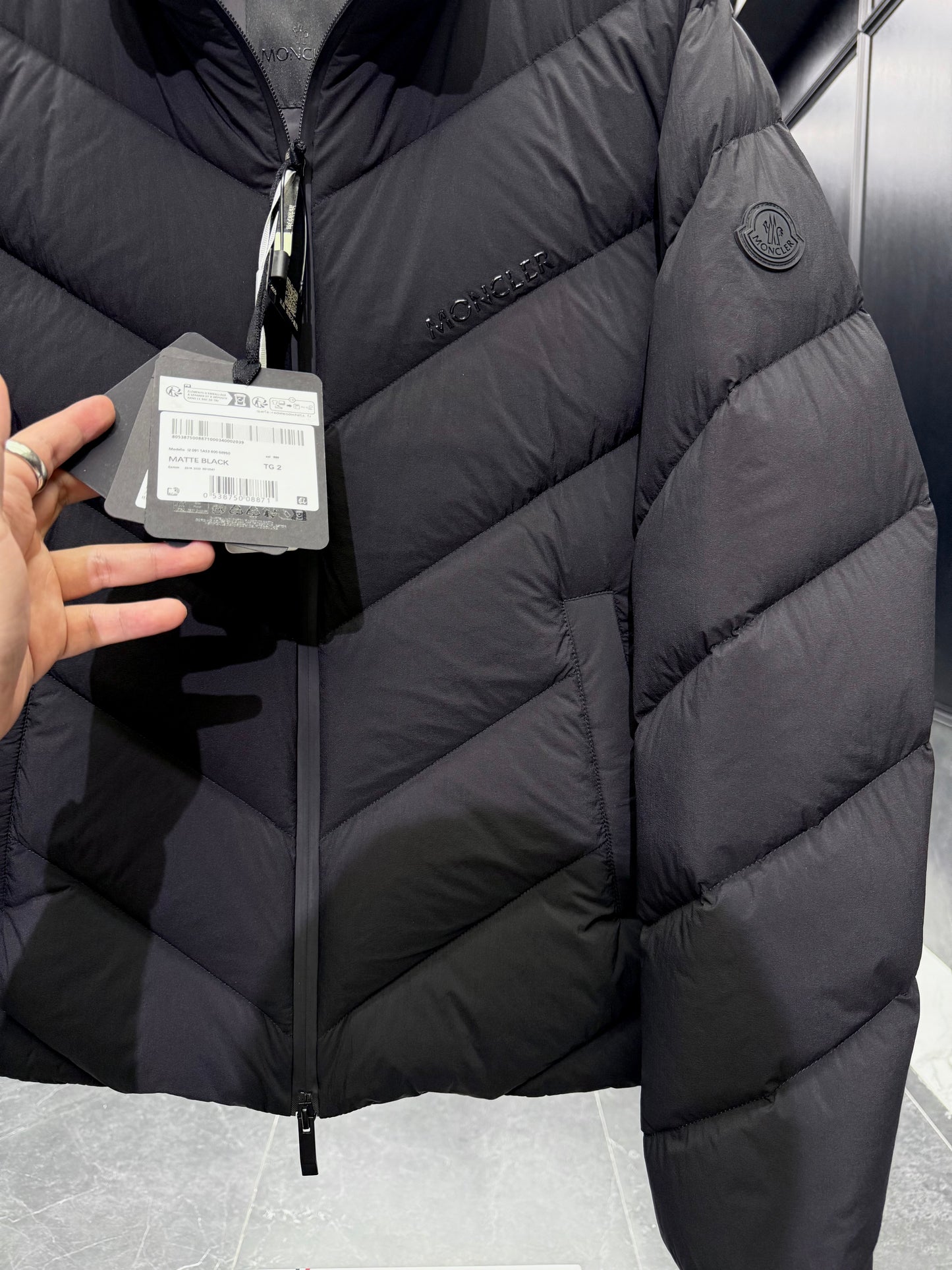 MONC MATT BLACK JACKET