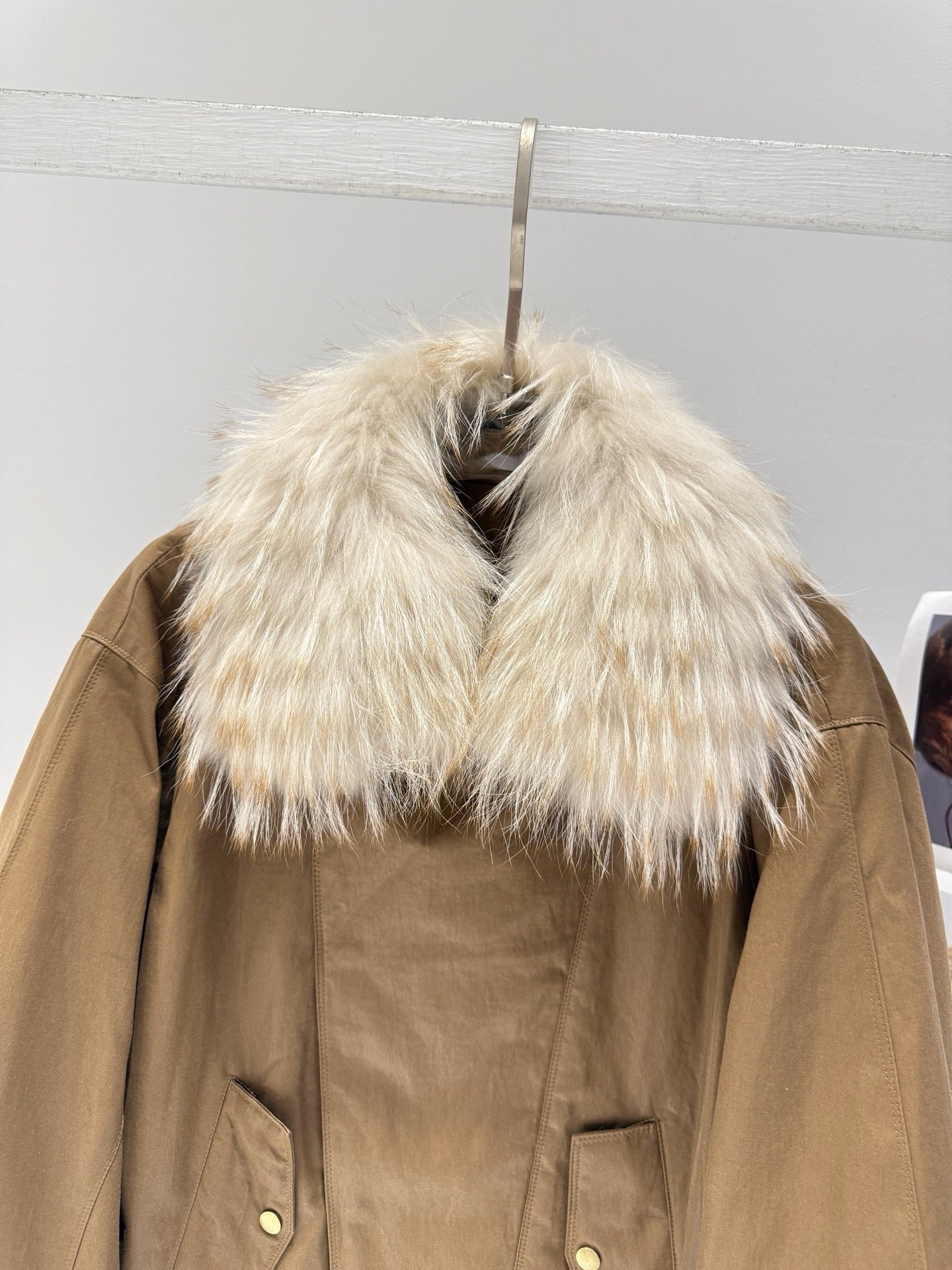 BRUNELLO C FOX FUR PARKA
