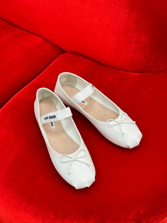 MIU M BALLERINA FLATS