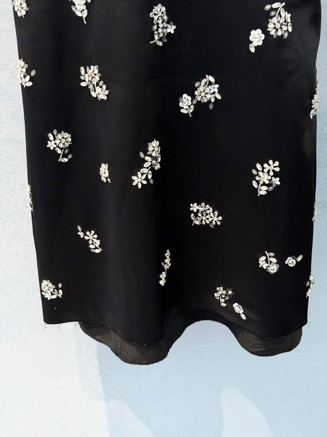 MIU M HAND EMBROIDERED DRESS