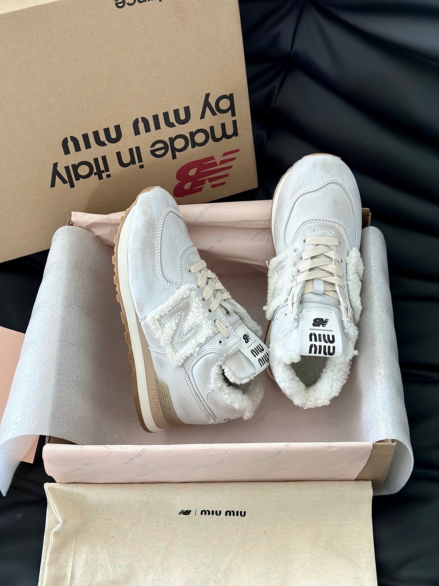 MIU M x NEW BALANCE TRAINERS