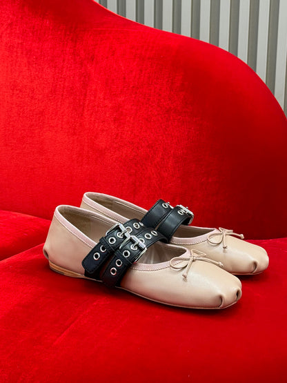 MIU M BALLERINA FLATS
