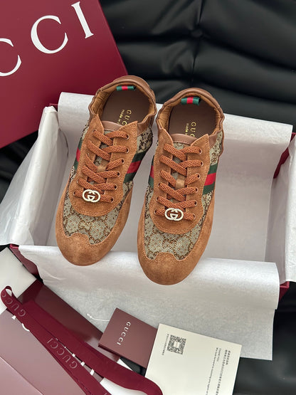 GG SHIFT CRYSTAL SNEAKERS