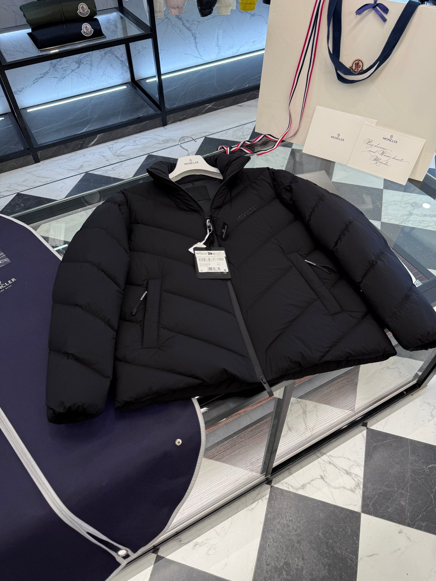 MONC MATT BLACK JACKET