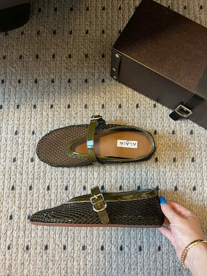 ALAIA BALLET FLATS