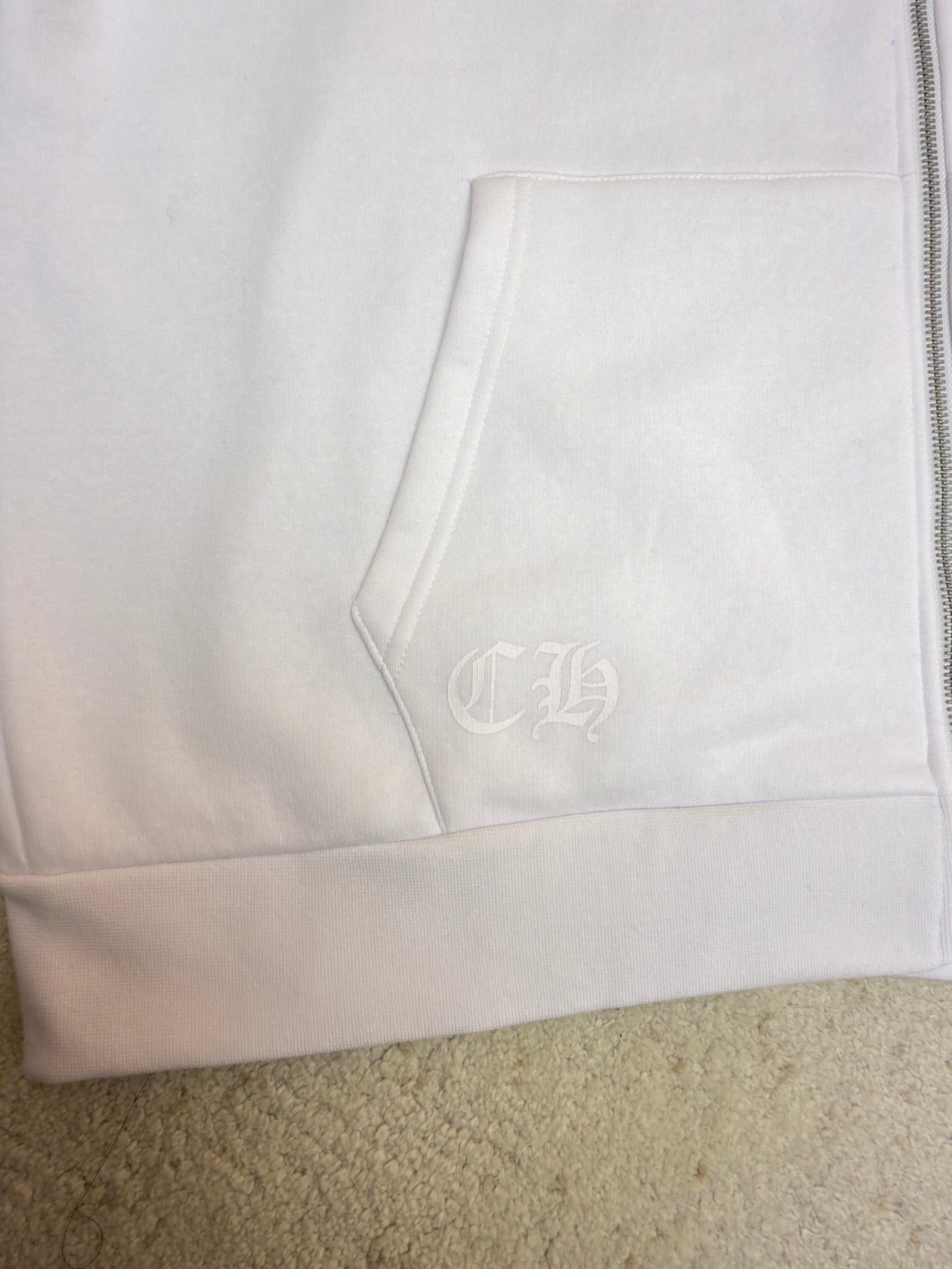CHROME H ZIP HOODIE