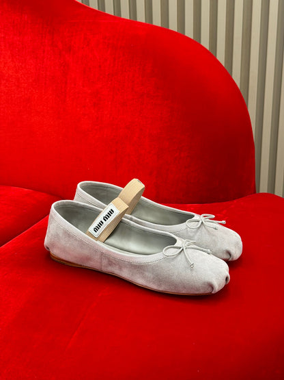 MIU M BALLERINA FLATS