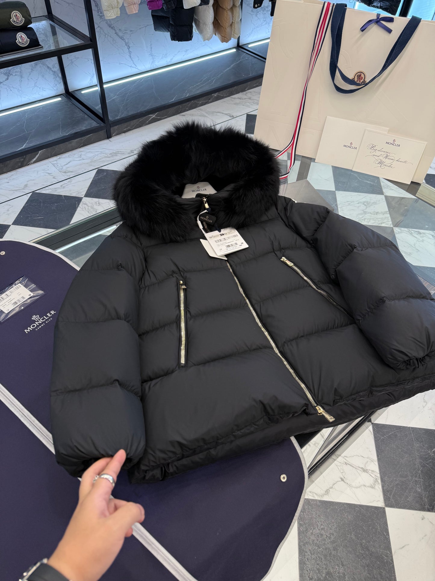 MONC LAICHEFUR JACKET