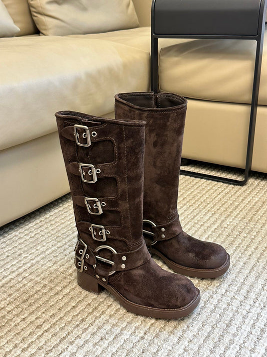 MIU M BOOTS
