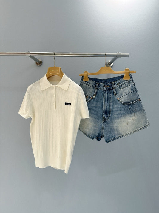 MIU M POLO SHIRT