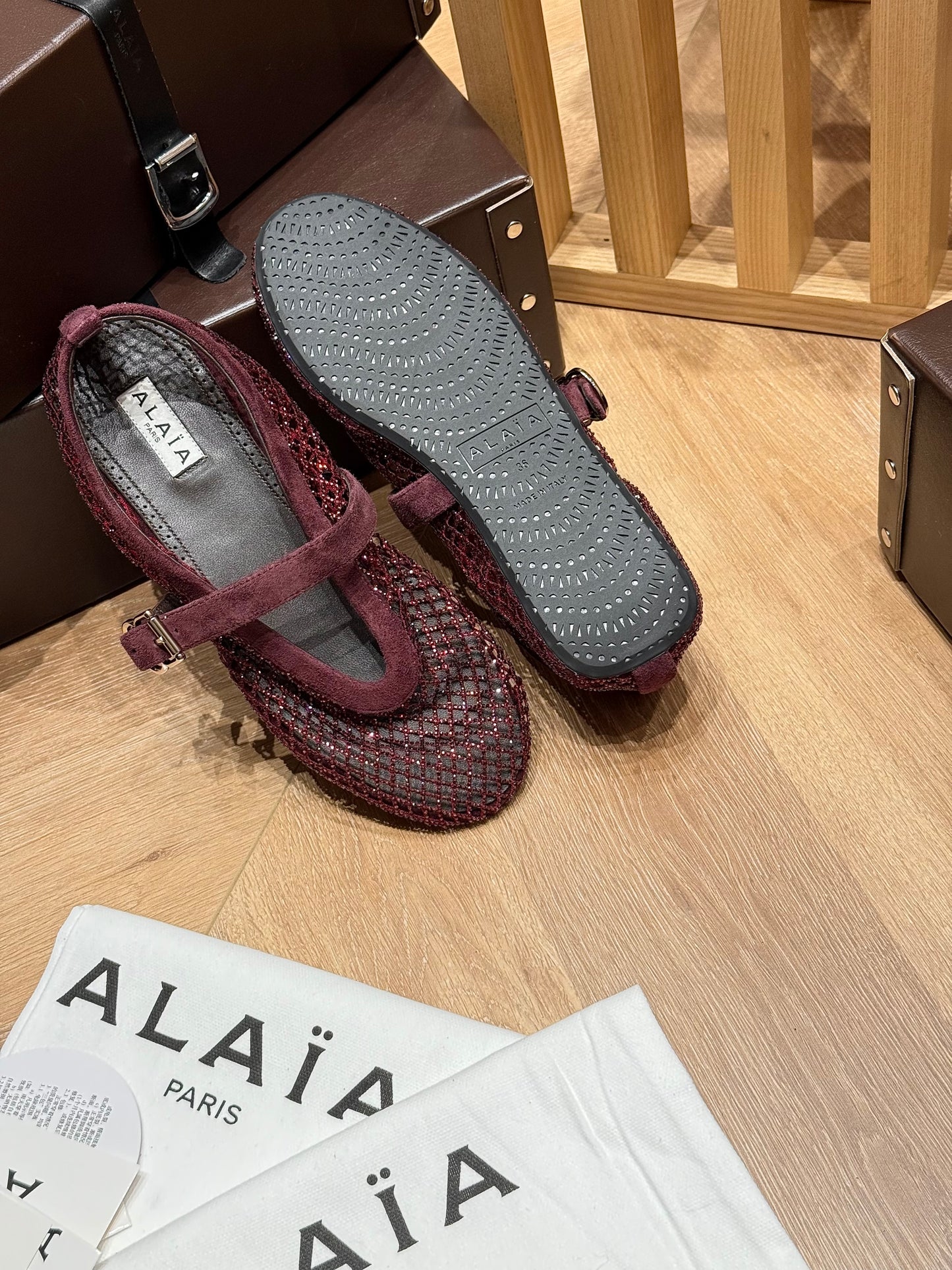 ALAIA BALLET FLATS