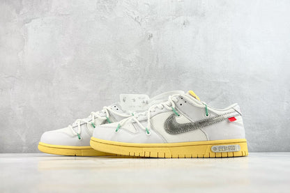 NIKE x OFF WHITE DUNK LOW LOT 1 TRAINERS