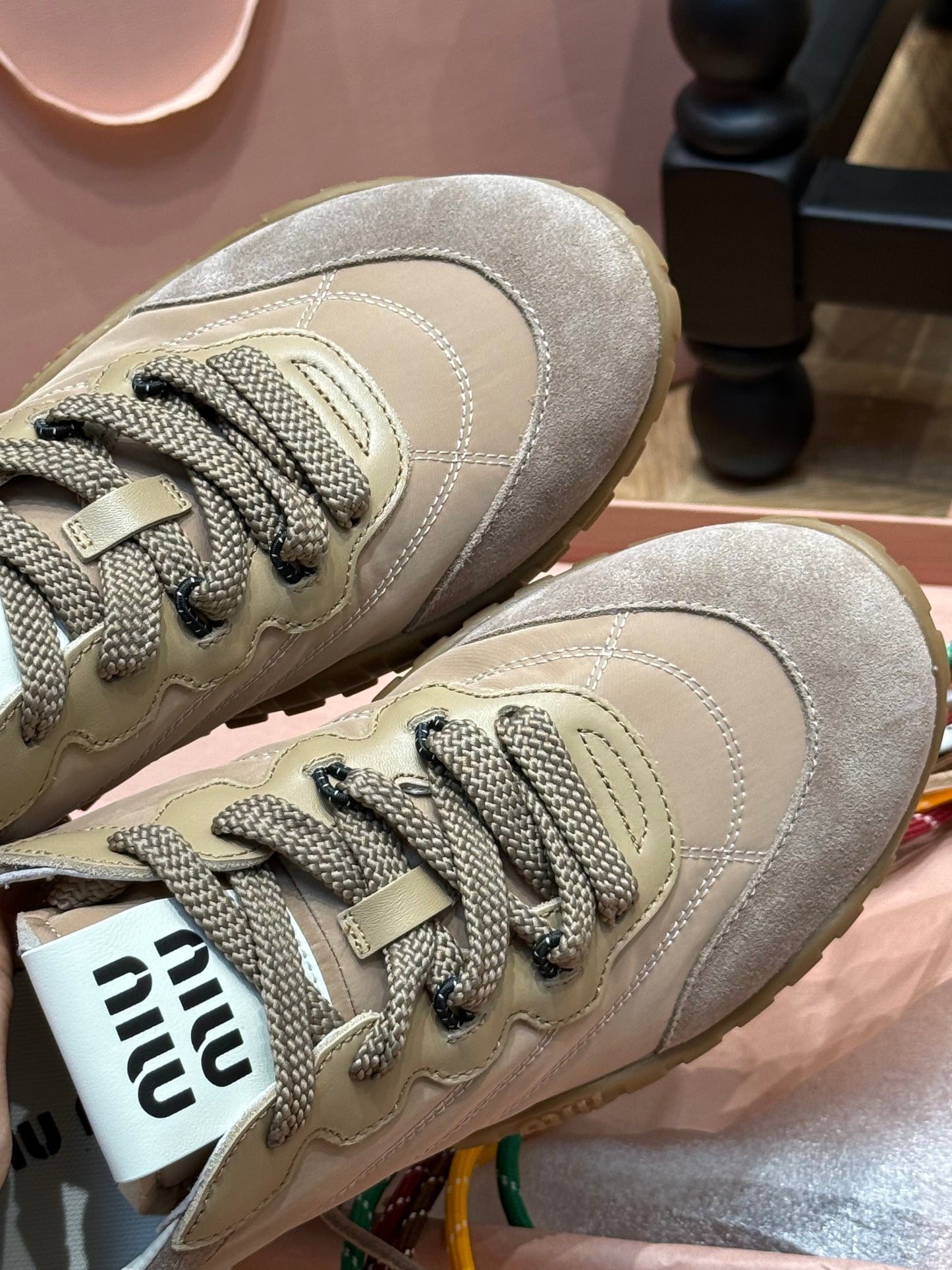 MIU M TYRE SNEAKERS