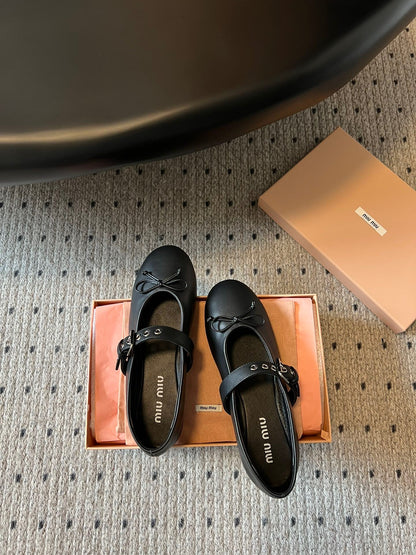 MIU M BALLERINA FLATS