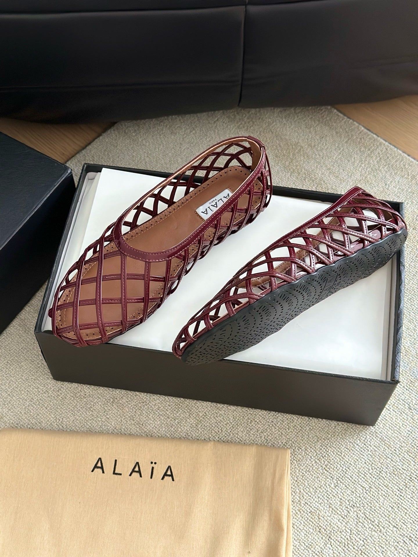 ALAIA BALLET FLATS