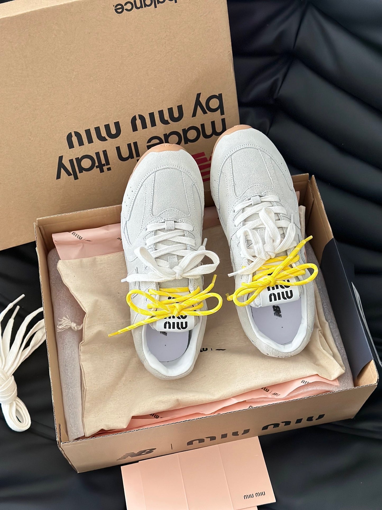 MIU M x NEW BALANCE TRAINERS