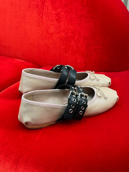 MIU M BALLERINA FLATS