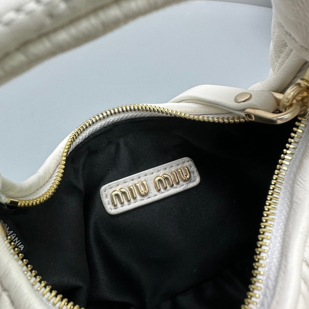 MIU M WANDER MINI HOBO BAG