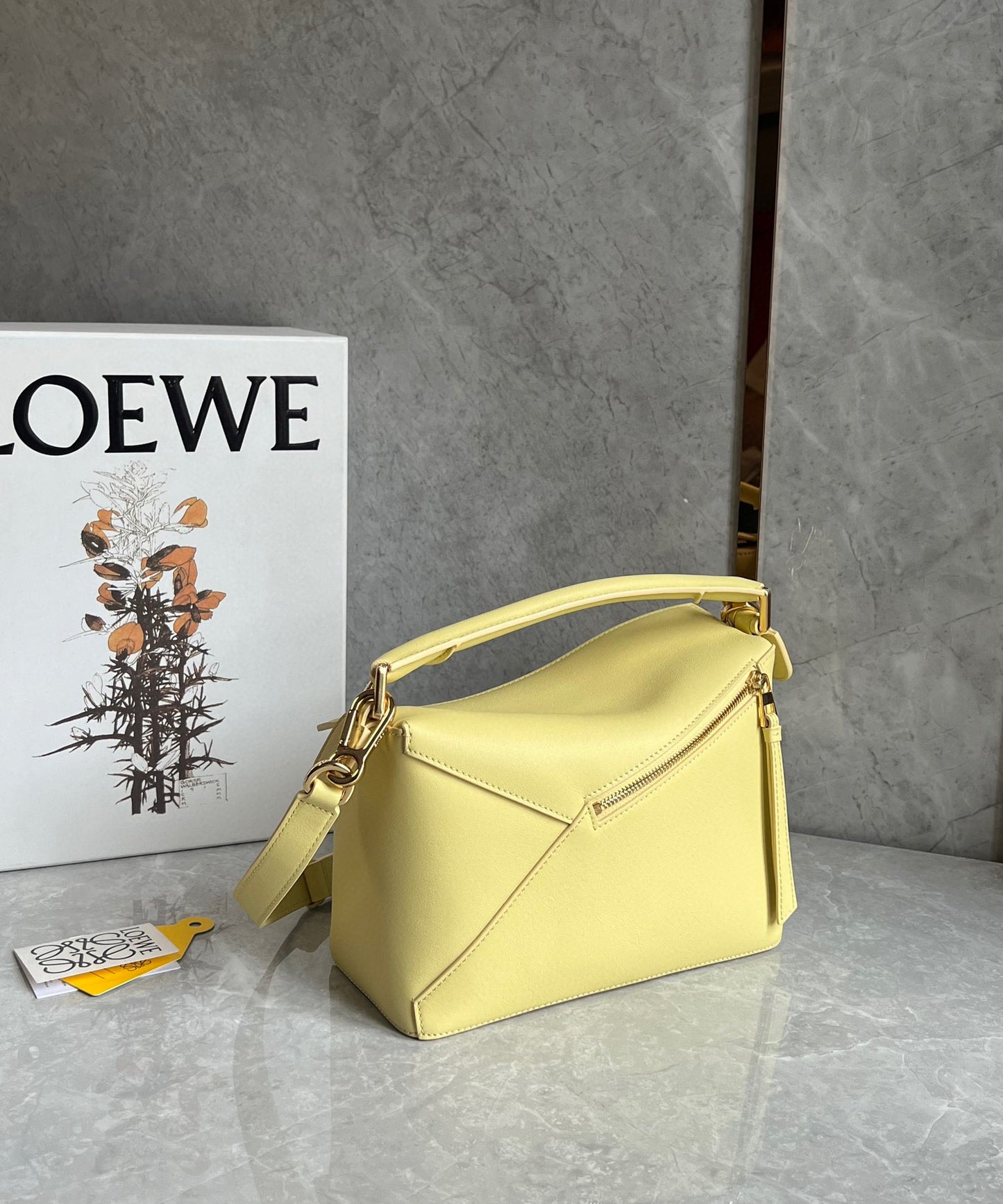 LOEW SMALL PUZZLE EDGE BAG