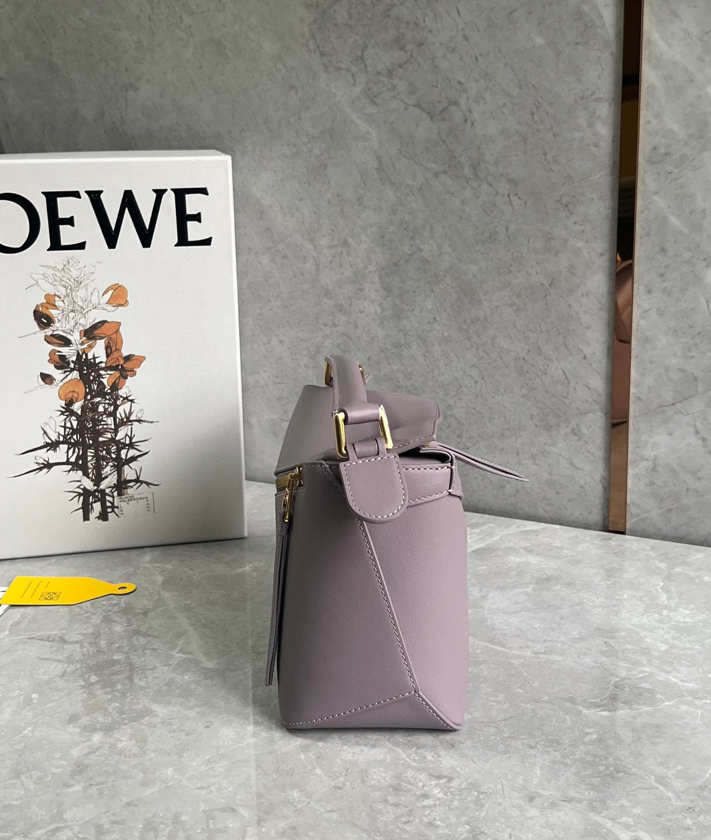 LOEW SMALL PUZZLE EDGE BAG