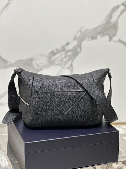 PD LEATHER BAG WITH SHOULDER STRAP
