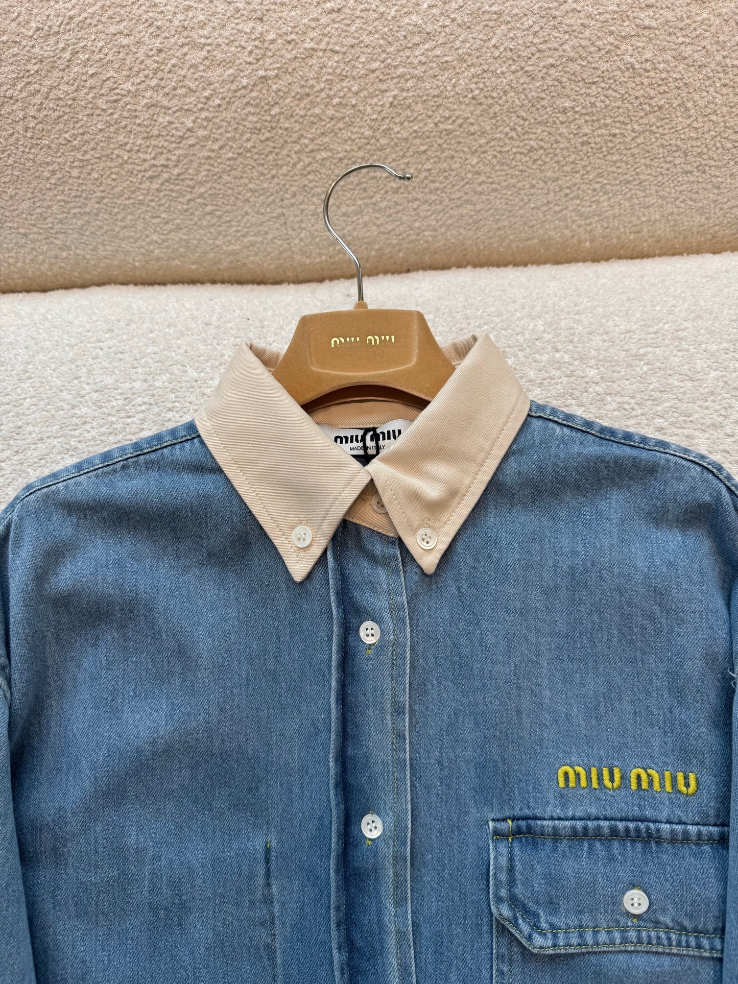 MIU M DENIM SHIRT