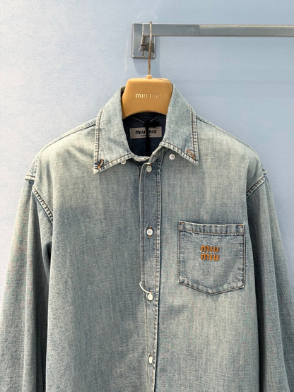 MIU M DENIM SHIRT