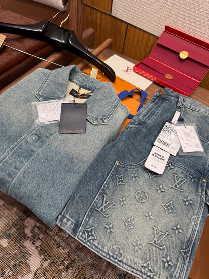 LOU DENIM SHORTS