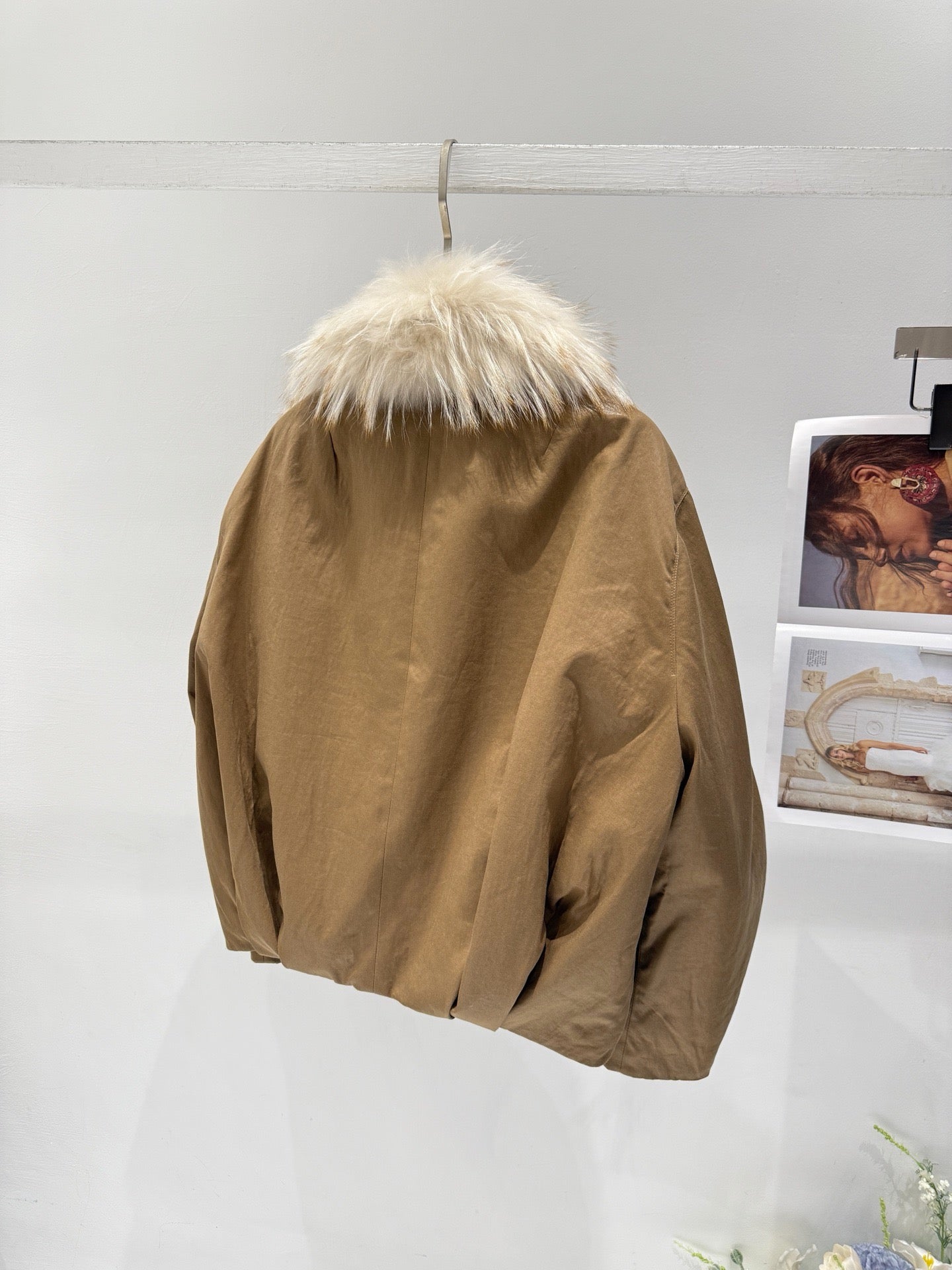 BRUNELLO C FOX FUR PARKA