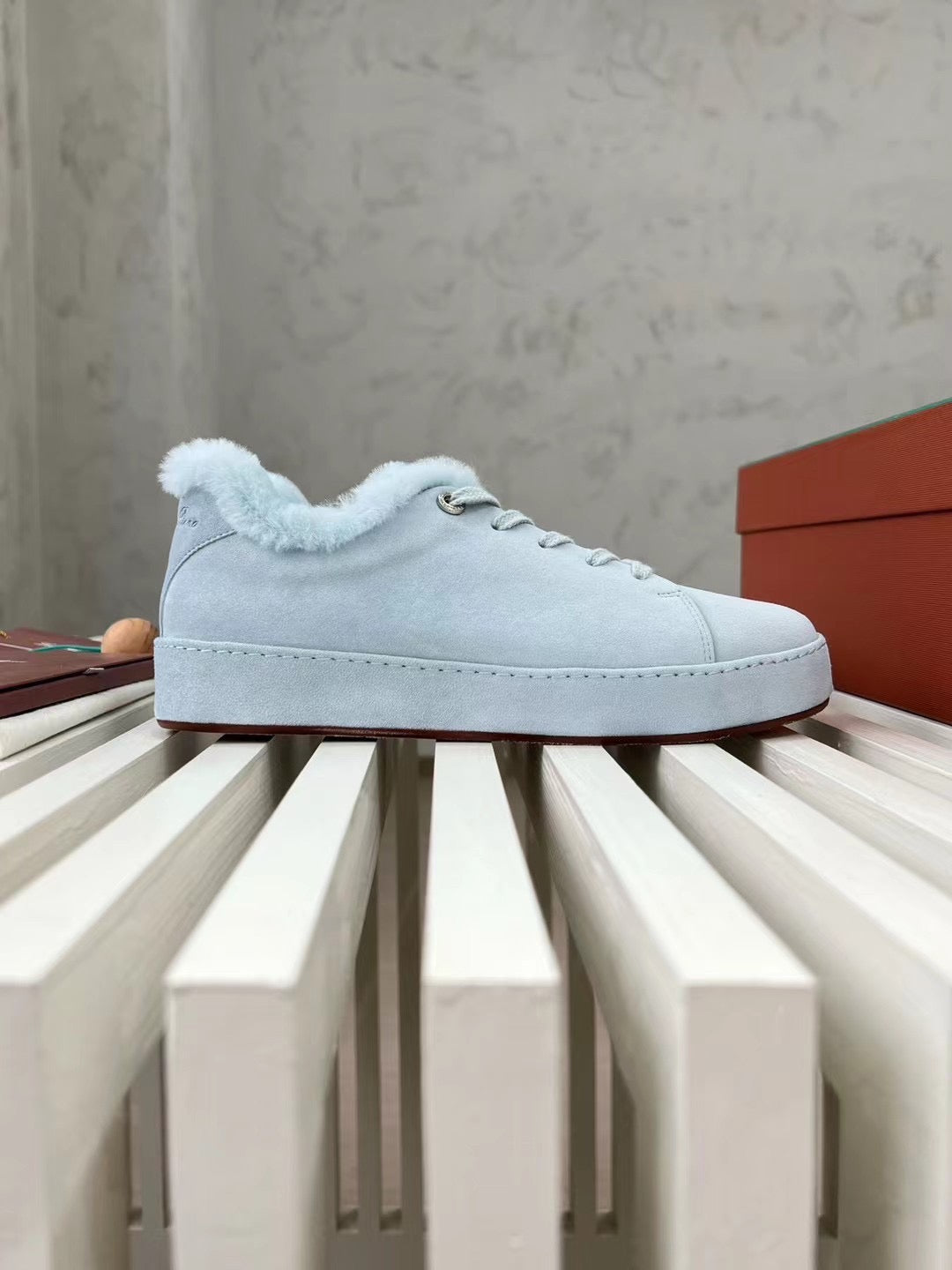 LORO P FUR NUAGES SNEAKERS