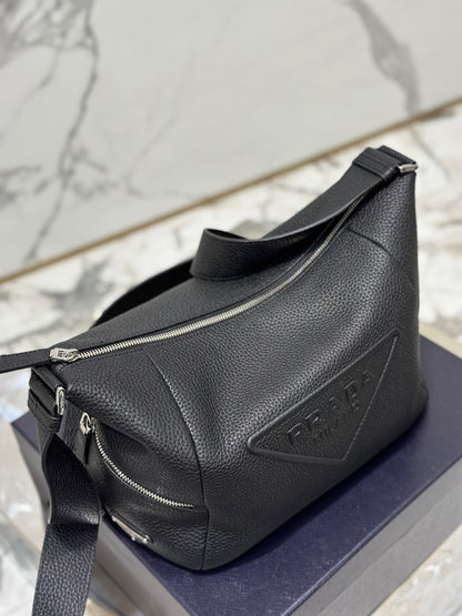 PD LEATHER BAG WITH SHOULDER STRAP