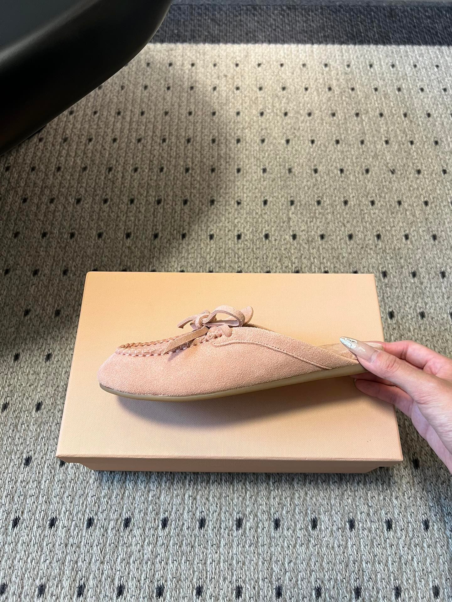 MIU M SUEDE MULES