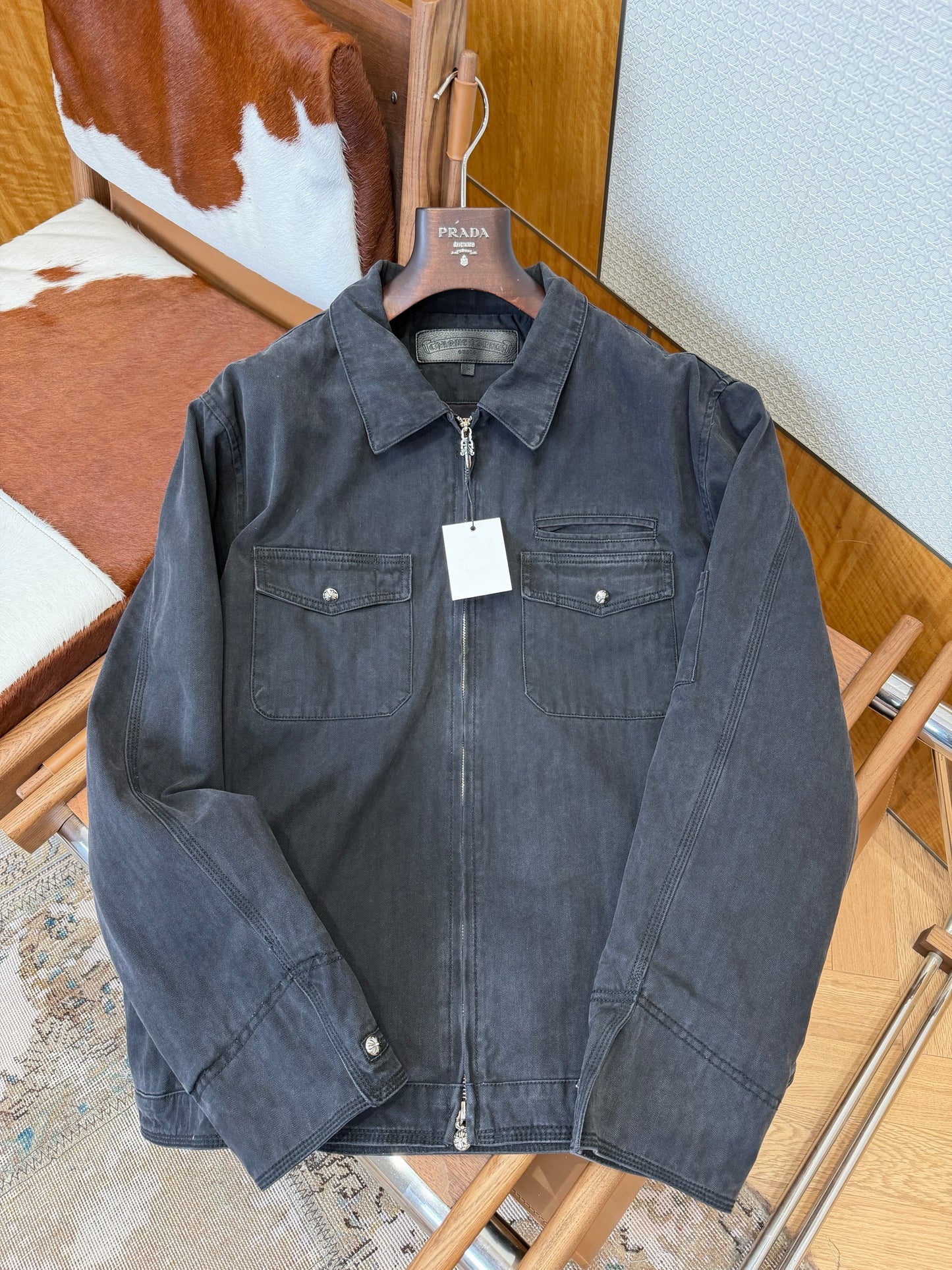 CHROME H DENIM JACKET