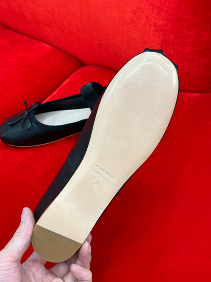 MIU M BALLERINA FLATS