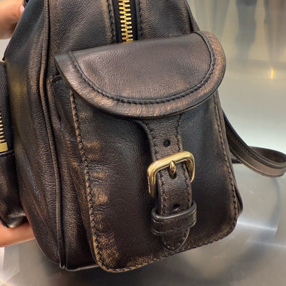 MIU M NAPPA LEATHER TOP HANDLE BAG